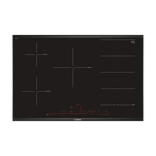 Bosch Serie 8 PXV875DV1E 80cm Black Induction Hob