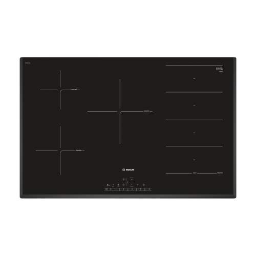 Bosch Serie 6 PXV851FC1E 80cm Black Induction Hob