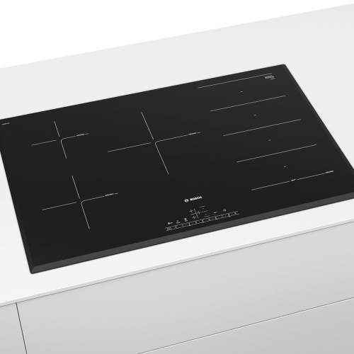 Bosch Serie 6 PXV851FC1E 80cm Black Induction Hob