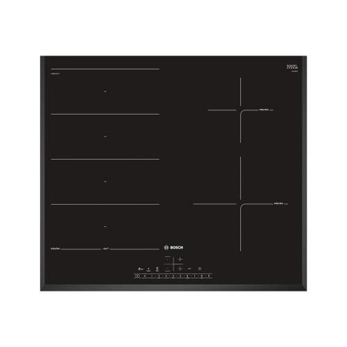 Bosch Serie 6  PXE651FC1E 60cm Black Induction Hob