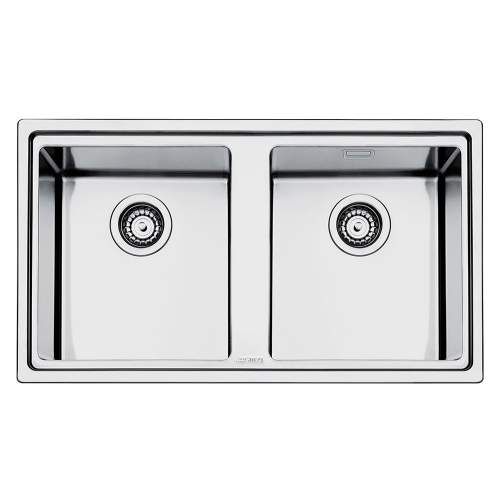 Smeg Mira LD862 Low Profile Inset Double Bowl Sink