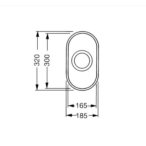 Smeg Alba UM16 Undermount Half Bowl Sink