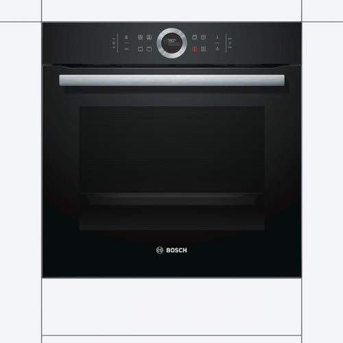 Bosch Serie 8 HBG634BB1B Black Built-In Single Oven