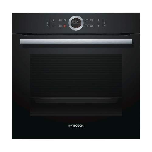 Bosch Serie 8 HBG674BB1B Black Built-In Pyrolytic Single Oven