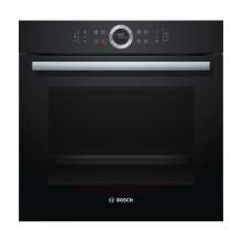Bosch Serie 8 HBG674BB1B Black Built-In Pyrolytic Single Oven