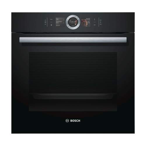 Bosch Serie 8 HBG6764B6B Black Built-In Single Pyrolytic Oven