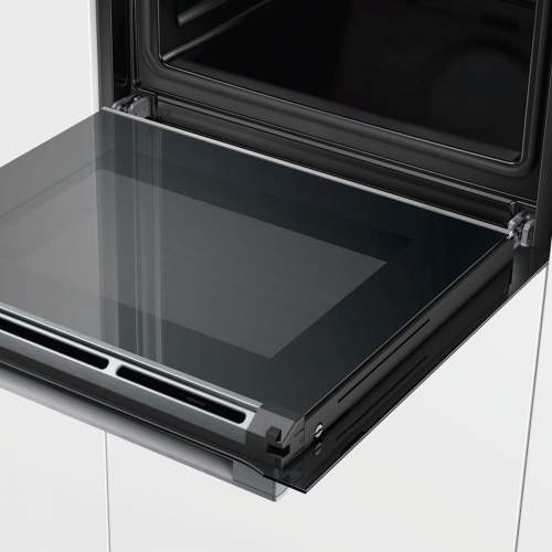 Bosch Serie 8 HBG6764B6B Black Built-In Single Pyrolytic Oven