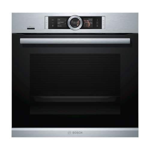 Bosch Serie 8 HRG6769S6B Built-In Single Oven with Steam Function