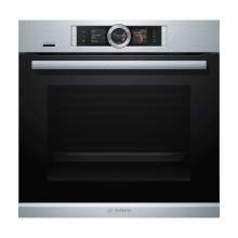 Bosch Serie 8 HRG6769S6B Built-In Single Oven with Steam Function