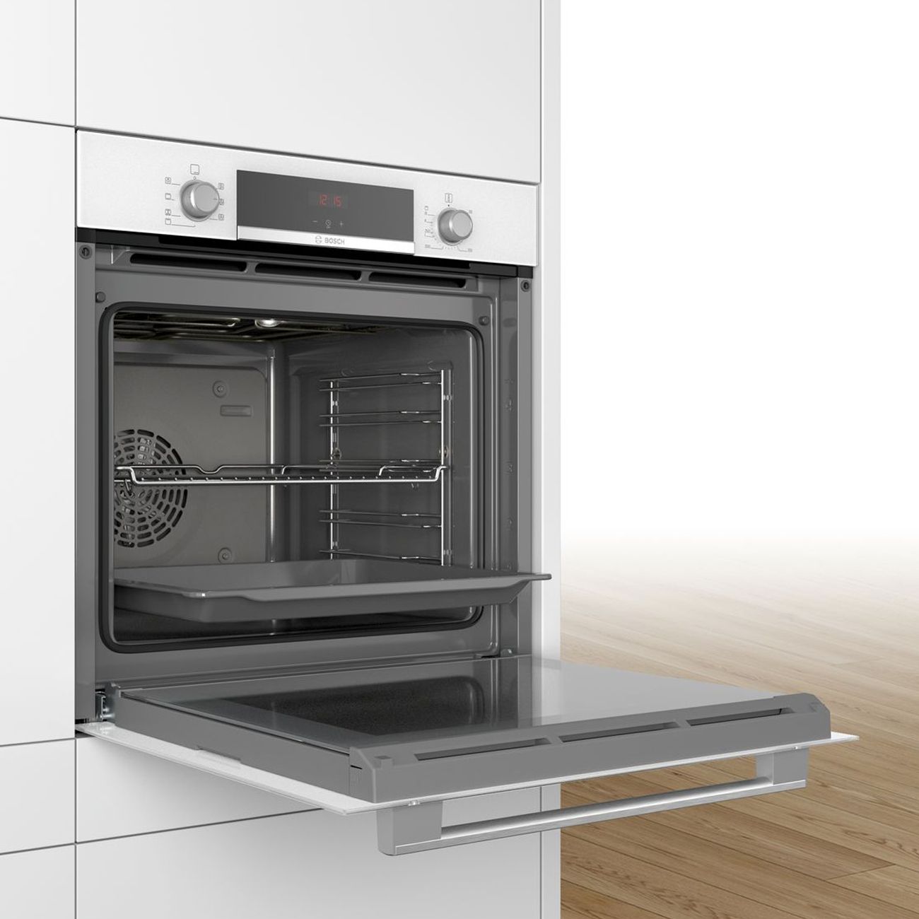 Bosch Serie 4 HBS534BW0B White BuiltIn Single Oven