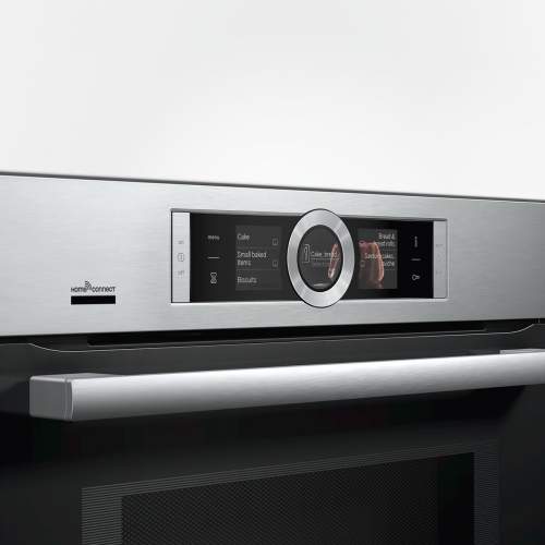 Bosch Serie 8 CMG676BS6B Built-In Compact Combination Microwave Oven