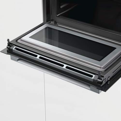 Bosch Serie 8 CMG656BS6B Built-In Compact Combination Oven