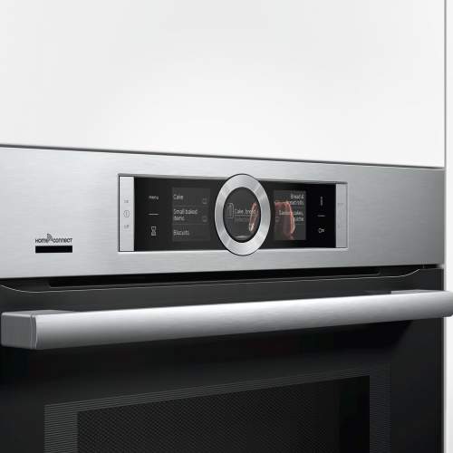 Bosch Serie 8 CMG656BS6B Built-In Compact Combination Oven
