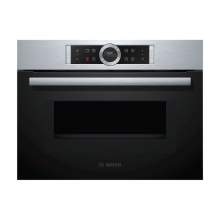 Bosch Serie 8 CMG656BS6B Built-In Compact Combination Oven