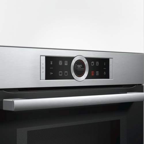 Bosch Serie 8 CMG656BS6B Built-In Compact Combination Oven