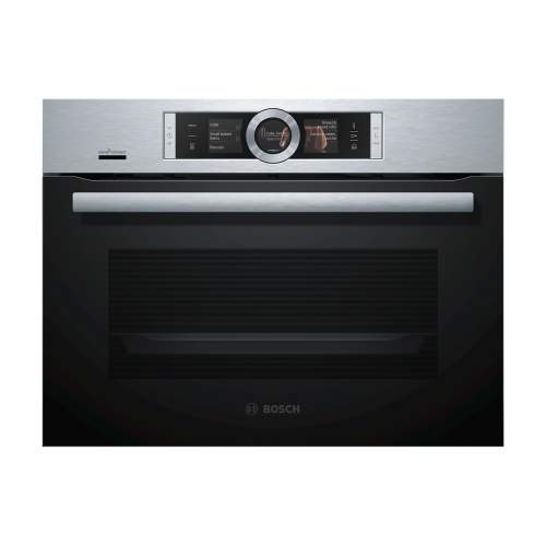 Bosch Serie 8 CSG656BS7B Built-In Compact Oven with Steam Function