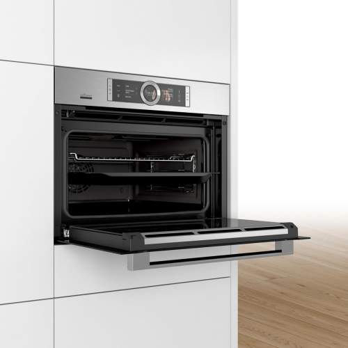 Bosch Serie 8 CSG656BS7B Built-In Compact Oven with Steam Function