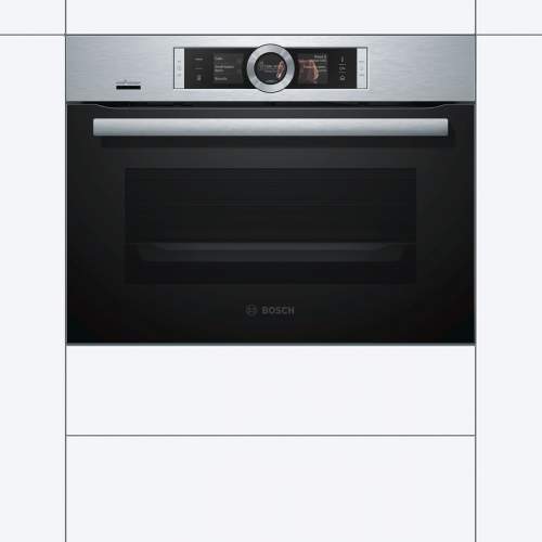 Bosch Serie 8 CSG656BS7B Built-In Compact Oven with Steam Function