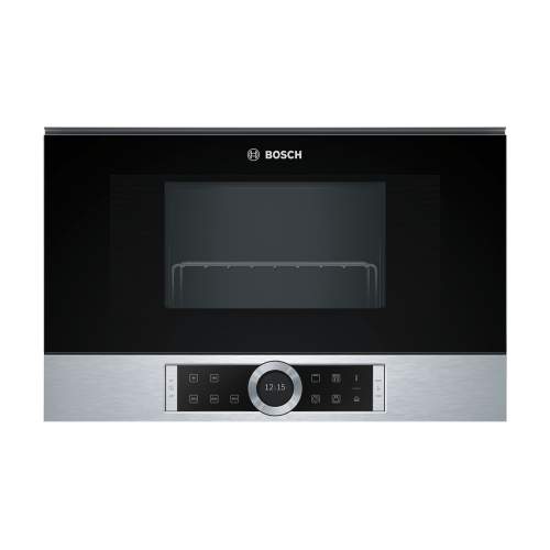 Bosch Serie 8 BEL634GS1B 39cm Built-In Microwave Oven with Grill
