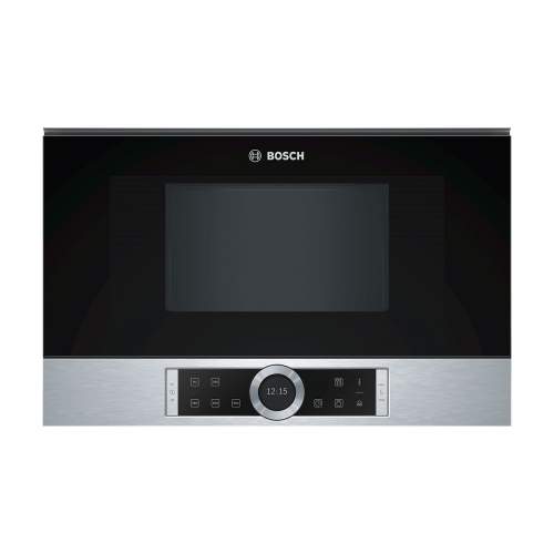 Bosch Serie 8 BFL634GS1B 39cm Stainless Steel Built-In Microwave Oven