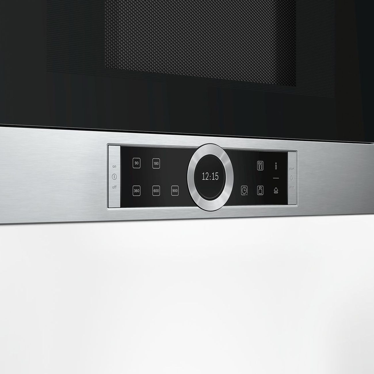 Bosch Serie 8 BFL634GS1B 39cm Stainless Steel Built In Microwave Oven Sinks Taps