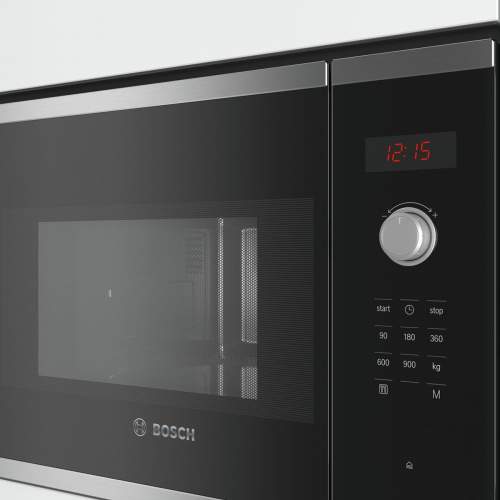 Bosch Serie 4 BFL553MS0B 38cm Stainless Steel Built-In Microwave Oven