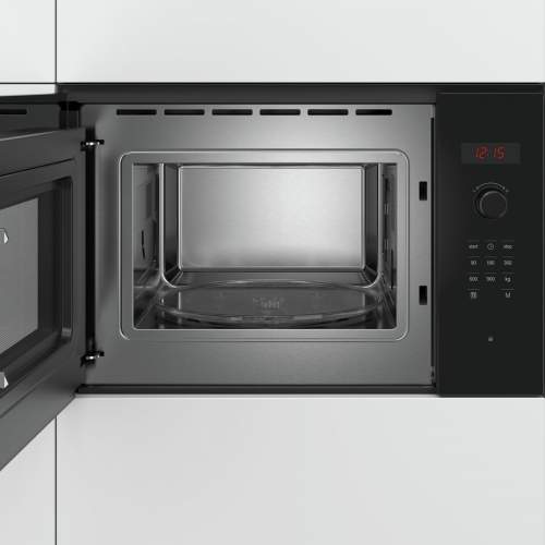 Bosch Serie 4 BFL553MB0B 38cm Black Built-In Microwave Oven