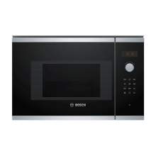 Bosch Serie 4 BEL523MS0B Stainless Steel Built-In Microwave Oven with Grill