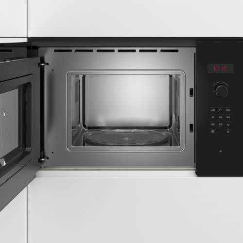 Bosch Serie 4 BFL523MB0B 38cm Black Built-In Microwave Oven