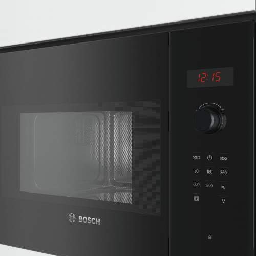Bosch Serie 4 BFL523MB0B 38cm Black Built-In Microwave Oven