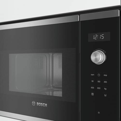 Bosch Serie 6 BFL524MS0B 38cm Stainless Steel Built-In Microwave Oven