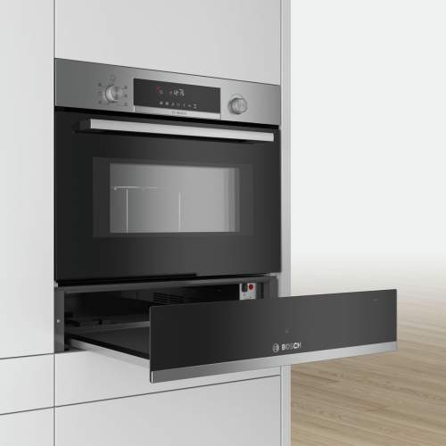 Bosch Serie 6 BIC510NS0B 14cm Stainless Steel Built-In Warming Drawer