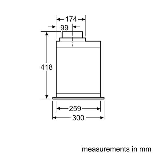 Bosch Serie 6 DHL785CGB 70cm Canopy Cooker Hood