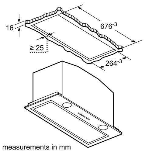 Bosch Serie 6 DHL785CGB 70cm Canopy Cooker Hood