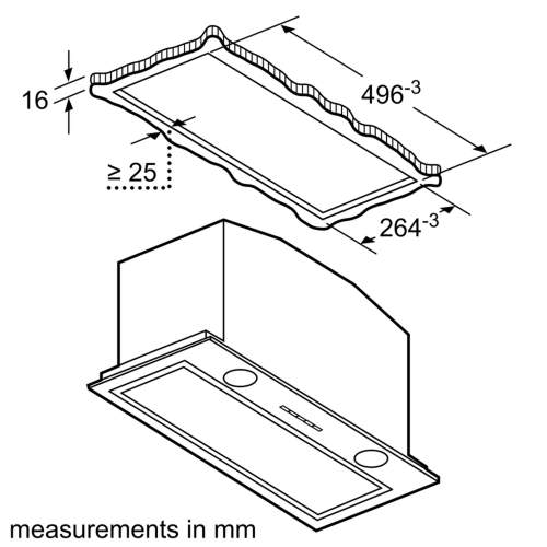 Bosch Serie 6 DHL575CGB 52cm Canopy Cooker Hood