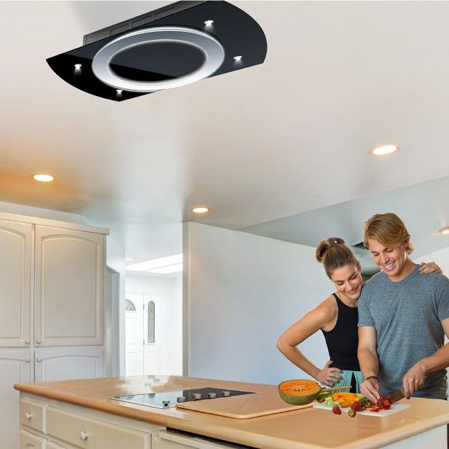 Luxair Luna Stratos 90cm Ceiling Cooker Hood Sinks Taps Com