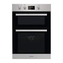 Indesit Aria IDD 6340 IX Stainless Steel Electric Double Built-in Fan Oven