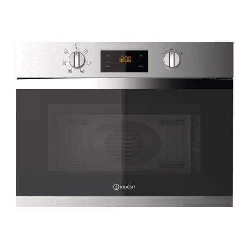 Indesit Aria MWI 3443 IX 900W Built-in Microwave with Grill