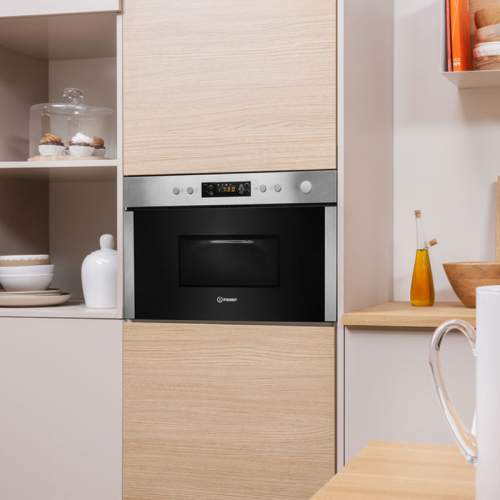 Indesit Aria MWI 3213 IX 750W Built-in Microwave with Grill