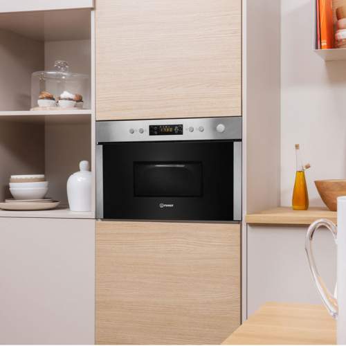 Indesit Aria MWI 5213 IX 750W Built-in Microwave with Grill