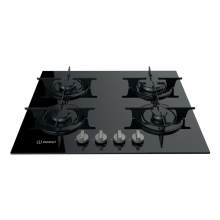 Indesit Aria PR642BKUK 60cm Gas on Glass Hob