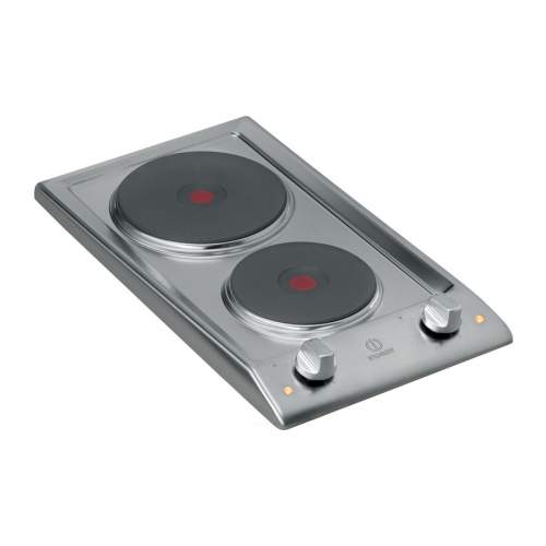Indesit DP2E 30cm Stainless Steel Electric Hob