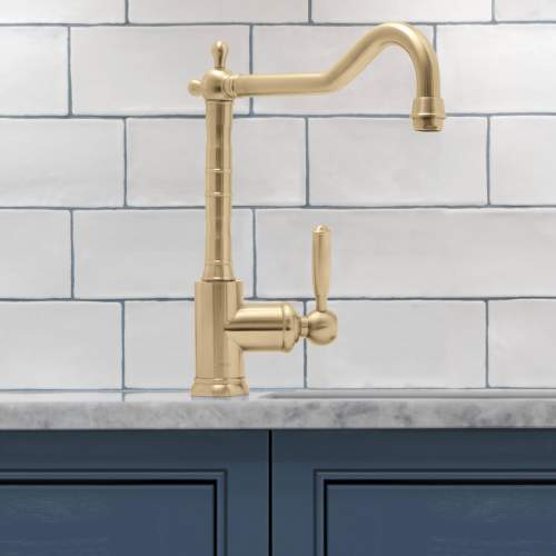 Caple Frampton Traditional Style Antique Brass Single Lever Kitchen Tap