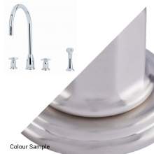 Perrin & Rowe CALLISTO 4890 4 Hole Tap w Rinse