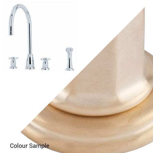 Perrin & Rowe CALLISTO 4890 4 Hole Tap w Rinse