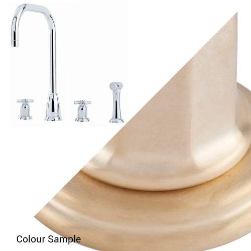 Perrin & Rowe CALLISTO 4892 4 Hole Tap w Rinse