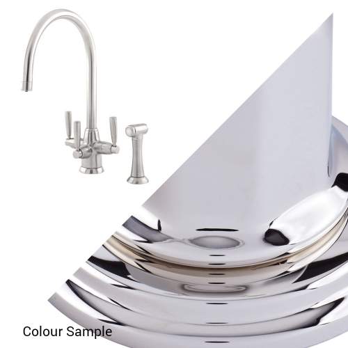 1580 METIS Mixer Tap with Lever Handles & Rinse