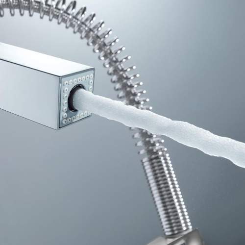 Grohe Eurocube Single Lever Professional Tap with Pull-Out Spring Spray
