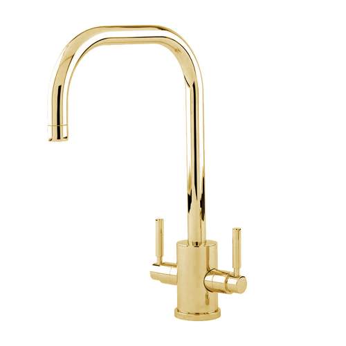 Perrin and Rowe ORBIQ 4214 U Spout Dual Lever Kitchen Tap