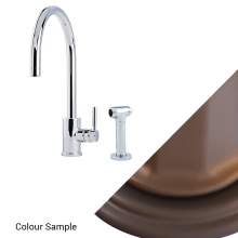 Perrin and Rowe Juliet 4012 Sink Mixer with C-Spout and Rinse